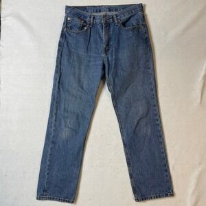 Levi's 516 Jeans‎ Mens W32 L30 Blue Denim Straight Leg Classic Fit